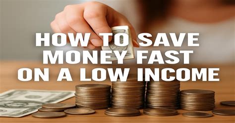 How to Save Money Fast on a Low Income (Practical Guide)